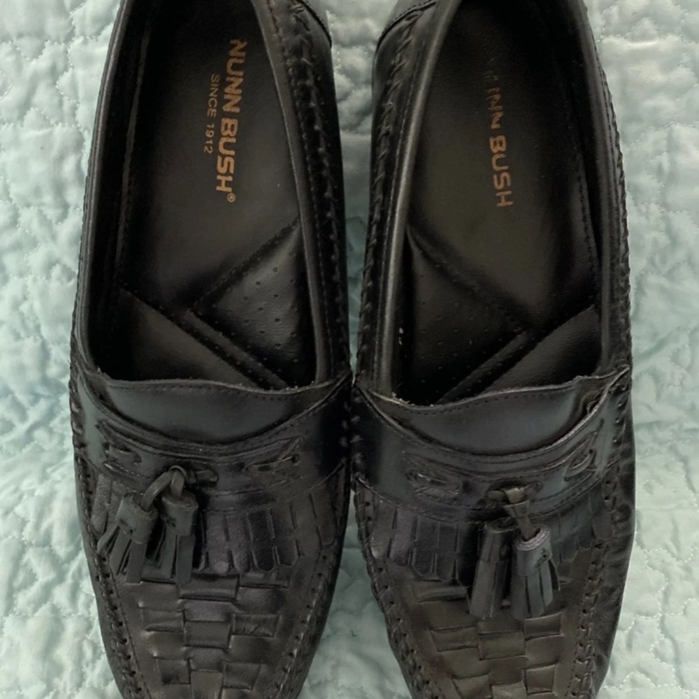 Men’s Nunn Bush black tasseled loafer Size 8 - Picture 4 of 6